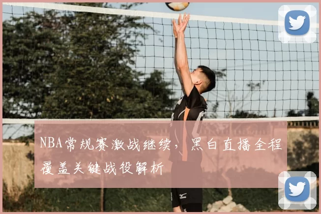 NBA常规赛激战继续，黑白直播全程覆盖关键战役解析