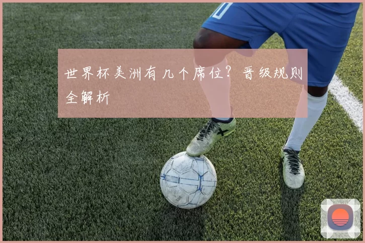 世界杯美洲有几个席位?晋级规则全解析